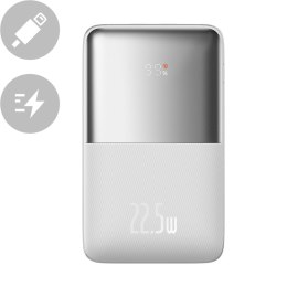 Powerbank Bipow Pro 20000mAh 22.5W z kablem USB USB-C 0.3m biały