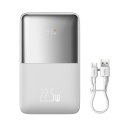 Powerbank Bipow Pro 20000mAh 22.5W z kablem USB USB-C 0.3m biały