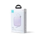 Powerbank 10000mAh Jelly Series 22.5W z kablem USB-C fioletowy