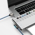 Legendary kątowy kabel przewód dla graczy USB USB-C 66W 2m niebieski