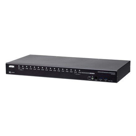 Aten CS19216 16-Port USB 3.0 DisplayPort KVMP Switch Aten | 16-Port USB 3.0 DisplayPort KVMP Switch | CS19216