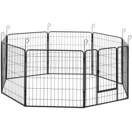 Kojec zagroda wybieg dla psów szczeniaków z bramką 8 segmentów