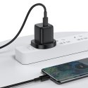 Mała szybka ładowarka zasilacz USB-C PD 5-12V 25W wtyczka UK - czarny