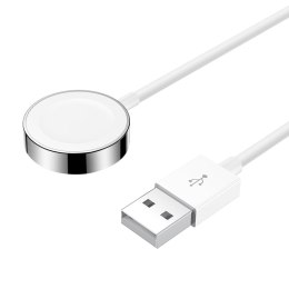 Indukcyjna ładowarka do Apple Watch z kablem USB 1.2 m - biała