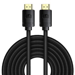 Kabel przewód HDMI 8K High Definition Series w oplocie 8m - czarny