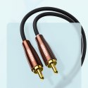 Kabel przewód miedziany audio 3.5mm mini jack - 2x RCA 2m