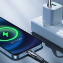 Kabel przewód z inteligentnym wyłącznikiem USB-C - iPhone Lightning 1.2m - czarny