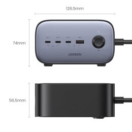 Ładowarka listwa zasilająca AC 240V GaN 3x USB-C USB-A - czarna