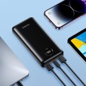 Lekki powerbank 20000mAh PD 45W 2x USB 1x USB-C - czarny