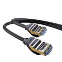 Speed Seven szybki kabel sieciowy RJ45 Cat 7 10Gbps 10m czarny