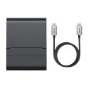 Stacja dokująca podstawka do telefonu USB-C HUB czarny