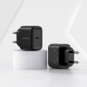 Szybka i mocna ładowarka sieciowa do telefonu USB-C PD PPS 25W - czarny