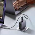 Szybka ładowarka sieciowa GaN USB 2x USB-C 140W + kabel USB-C 1.5m