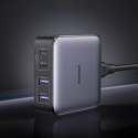 Szybka ładowarka sieciowa biurkowa Nexode 2x USB-C 2x USB-A 65W 2m - szara