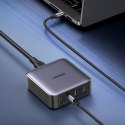 Szybka ładowarka sieciowa biurkowa Nexode 2x USB-C 2x USB-A 65W 2m - szara