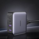 Szybka ładowarka sieciowa biurkowa Nexode 2x USB-C 2x USB-A 65W 2m - szara