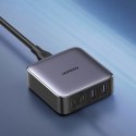 Szybka ładowarka sieciowa biurkowa Nexode 2x USB-C 2x USB-A 65W 2m - szara