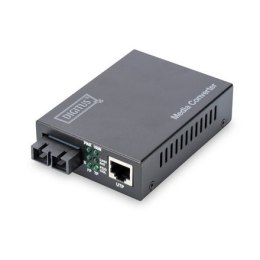 Digitus | Fast Ethernet Media Converter, wielomodowe złącze SC, 1310nm, do 2km | DN-82020-1 | SC duplex | 10/100M port RJ45