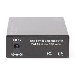 Digitus | Fast Ethernet Media Converter wielomodowy SC do jednomodowego SC, długość fali 1310nm | DN-82024 | SC | SC