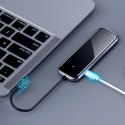 Adapter przejściówka HUB do MacBook i PC USB-C na 3x USB 3.0 HDMI RJ45 USB-C PD szary