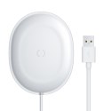 Bezprzewodowa ładowarka Jelly Qi 15W do telefonu słuchawek + kabel USB - USB-C biały