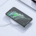 Bezprzewodowa ładowarka Jelly Qi 15W do telefonu słuchawek + kabel USB - USB-C biały