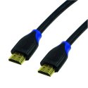 Kabel HDMI Logilink | Wysoka prędkość z funkcją Ethernet | Męski | 19 pin HDMI typ A | Męski | 19 pin HDMI typ A | 1 m | Czarny