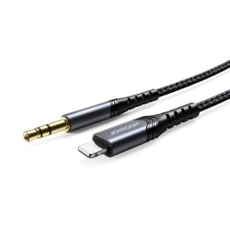 Kabel audio stereo AUX 3.5mm mini jack - Lightning do iPhone iPad 2m czarny