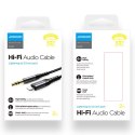 Kabel audio stereo AUX 3.5mm mini jack - Lightning do iPhone iPad 2m czarny