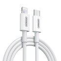 Kabel do szybkiego ładowania iPhone USB-C - Lightning certyfikat MFI PD 3A 1.2m biały