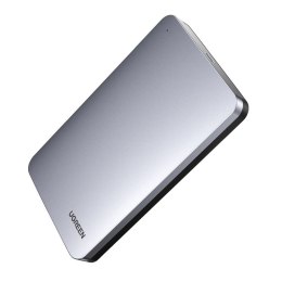 Kieszeń obudowa na dysk twardy 2.5'' SATA 3.0 6Gbps + kabel USB - USB-C 0.5m szary