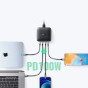 Ładowarka sieciowa 3x USB-C 1x USB 100W PD czarny