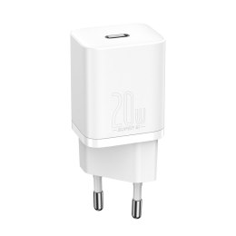 Super Si 1C szybka ładowarka do telefonu USB-C 20W PD biały