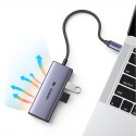 4w1 wielofunkcyjny HUB USB-C - 3x USB 3.2 HDMI 2.1 8K 30Hz szary