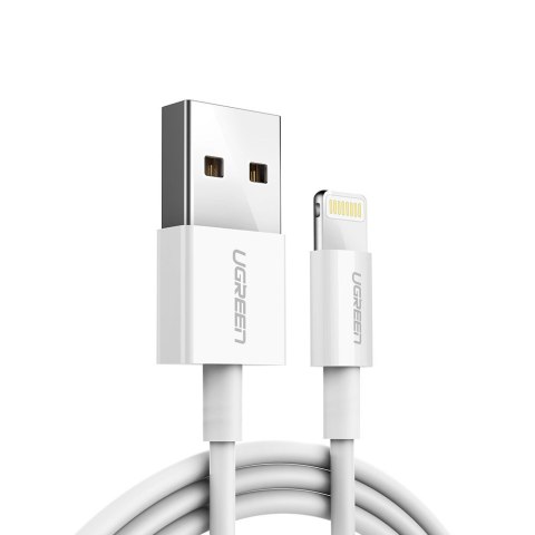 Kabel przewód do iPhone USB - Lightning MFI 2m 2.4A biały