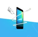 Kabel przewód do iPhone USB - Lightning MFI 2m 2.4A biały