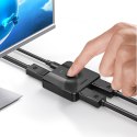 2x DisplayPort wejście do 1x DisplayPort wyjście przełącznik 4K 1080p czarny