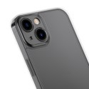 Etui pokrowiec do iPhone 13 sztywna obudowa z żelową ramką czarny