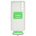 Etui pokrowiec z paskiem do Galaxy S21 FE Strap Silicone Cover biały