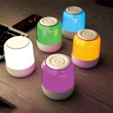 Głośnik bezprzewodowy Bluetooth 5.0 5W z podświetleniem RGB biały