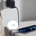 Kabel przewód do iPhone MFI USB - Lightning 2.4A 1.2m biały