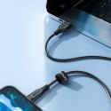 Kabel przewód do iPhone MFI USB - Lightning 2.4A 1.2m czarny