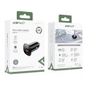 Ładowarka samochodowa 38W USB-C USB Power Delivery QC 3.0 czarny