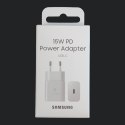 Ładowarka sieciowa USB-C 15W PD AFC biały