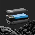 Mały praktyczny powerbank K3Pro mini USB 10000mAh biały