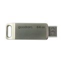 Pendrive 64GB dwa złącza USB 3.2 + USB-C OTG ODA3 srebrny