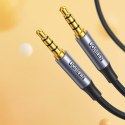 Kabel przewód audio AUX mini jack 3.5mm męski 3m czarny