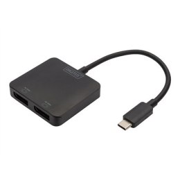 Adapter audio/wideo Digitus | 15-pinowy HD D-Sub (HD-15) | żeński | 19-pinowy HDMI Typ A | męski | czarny