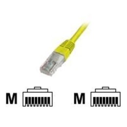 Przewód patchowy Digitus CAT 5e U-UTP PVC AWG 26/7 1 m Żółty Zakończenie RJ45 (8/8) modularne