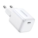 Szybka ładowarka sieciowa GaN 1x USB-C 20W PD Nexode Mini biała